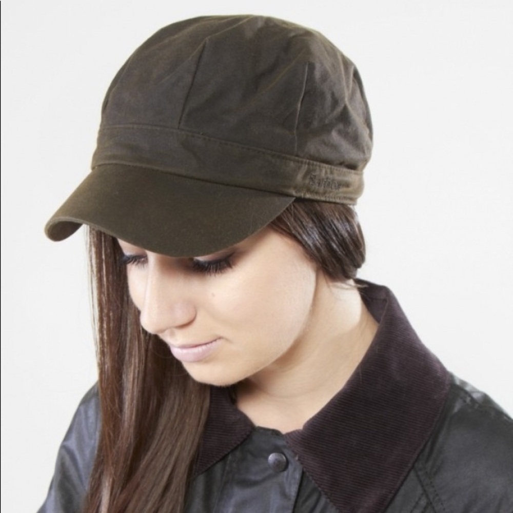 Barbour Waxed Baker Boy Hat